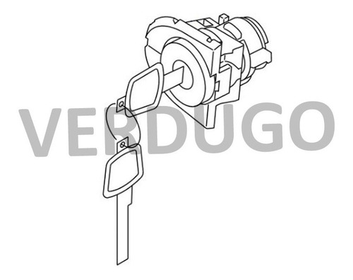 Cilindro Puerta Piloto Nissan New Qashqai J11 - Original