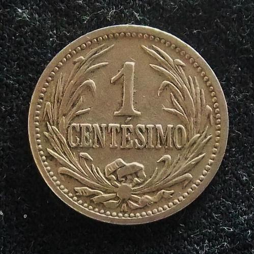 Uruguay 1 Centésimo 1909 Excelente Km 19