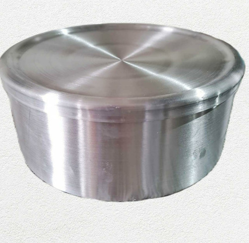 Quesillera De Aluminio 30 Cm De Diametro X 10 Cm De Alto