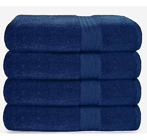 Glamburg Premium Cotton 4 Pack Juego De Toallas De Baño - 10