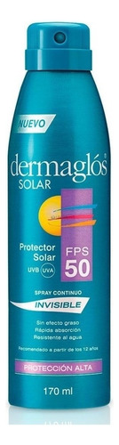 Dermaglos Solar 50 Resist Spray Invisible 50 Fps [170 Ml]