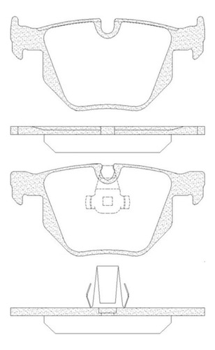 Pastilha De Freio Traseira Bmw X6 Xdrive 50i 4.4 32v V8 201