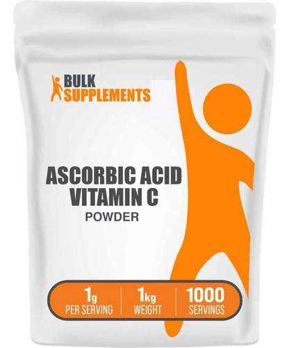 Vitamina C 1kg Bulksupplements - Kg a $240900
