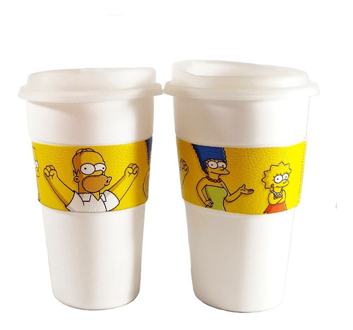Vaso Térmico Los Simpsons Tazas Cafe Tazas De Cafe 