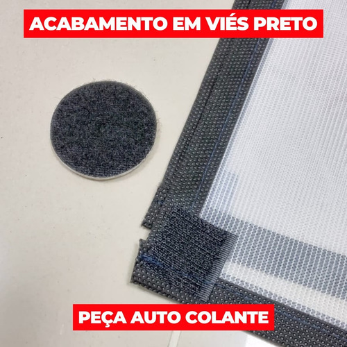 Imagem 4 de 7 de Tela Mosquiteiro Para Janelas Tiras Auto Colantes Lavável
