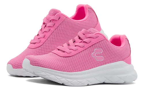 Tenis Charly Dama Running Textil Suela Walking Relax Rosa Cuotas