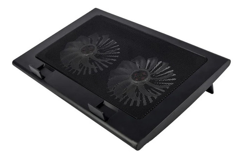 Base Para Notebook 2 Coolers Pad Cooling 9 A 17 Con Leds