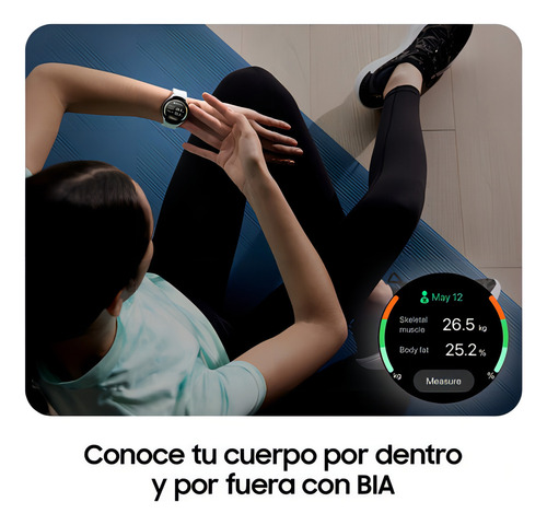 Relógio Smartwatch Samsung Watch6 Bluetooth 40mm Inteligente - Branco - Modo Corrida, Natação, Bicicleta