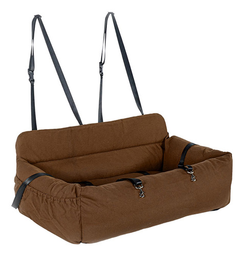 Asiento De Coche Para Perros, Transporte De Marron Oscuro