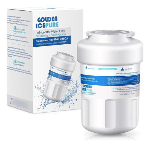 Golden Icepure Mwf - Filtro De Agua Para Refrigerador Ge Sma