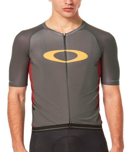 Jersey Ciclismo Oakley Acc Icon 2.0 Gris Hombre Foa400596-24