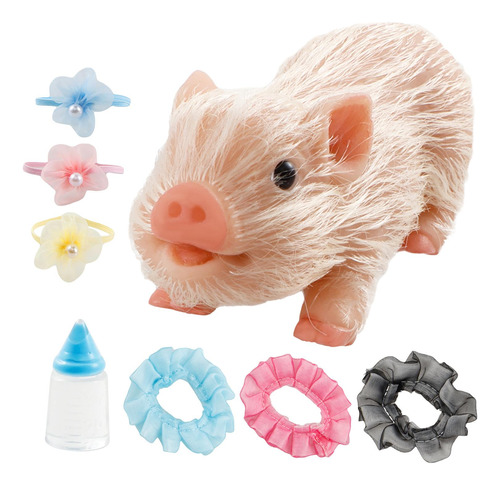 Porco De Silicone Mini Piggy Brinquedos Mini Boneca De
