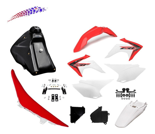 Kit Plastico Crf 230 Avtec Completo Adaptável Tornado Full