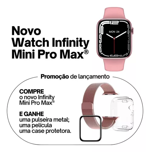 Relógio Smartwatch 40mm Novo Watch Mini Feminino Entrega Já