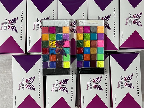 Paleta En Crema Para Body Paint 26 Colores By Annete Fantasy