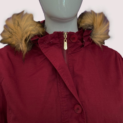 Imagem 5 de 9 de Parka De Frio Sobretudo Plus Size Capuz Pelinho Removível