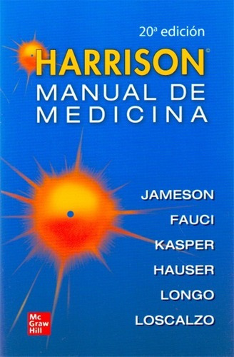 Libro - Harrison - Manual Medicina Interna 20° - Novedad 2020