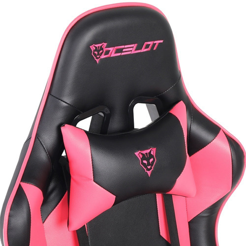 Silla Gamer Ergonómica Reclinable Ocelot Ogs 150kg C/cojines