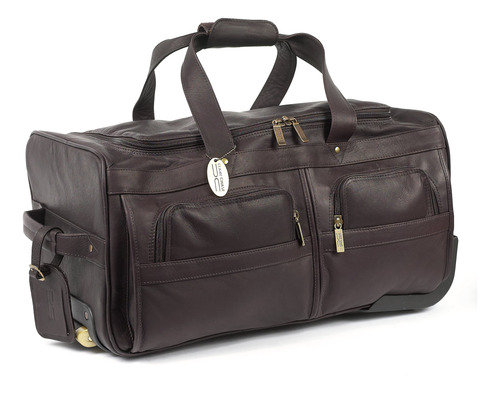 Claire Chase Rolling Duffel, Cafe, Talla Unica , Rolling Duf