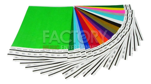 Pulseras De Seguridad Tyvek Americanas I 100% Originales