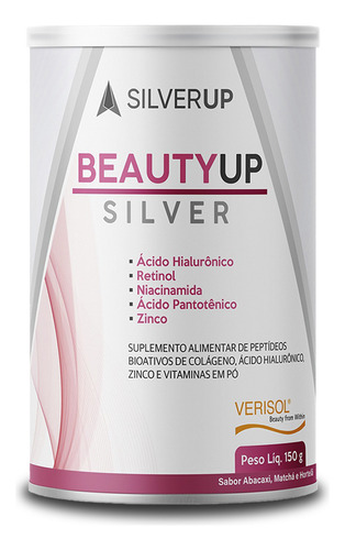 Beauty Up Sabor Abacaxi, Matchá E Hortelã Silverup 150g