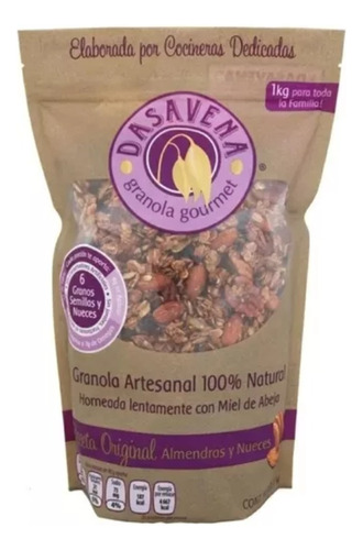 2 Pack Granola Artesanal Hecha A Mano Endulzada Con Miel 2kg