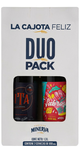 Imagen 1 de 2 de Cerveza Minerva Duo Pack Ita + Sabrosipa