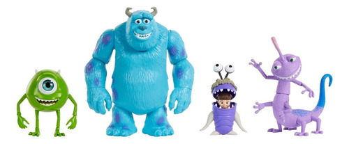 Disney Pixar, Paquete De Figuras De Monsters Inc