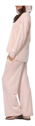 Conjunto Set 2pz Ultra Suave Comfy Comodo Dama Black Bow