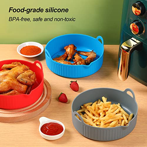 Bandeja De Silicona Reutilizable Para Freidora De Aire De Un