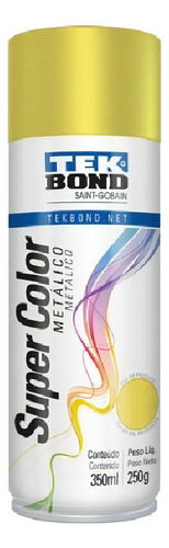 Aerosol Colores Metalicos Tek Bond X 350 Ml / Camino 1 Color Oro