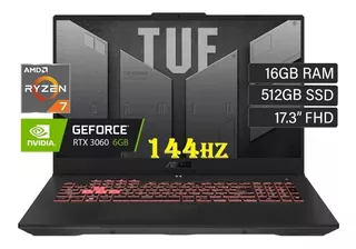 Asus Tuf A17 144hz Amd Ryzen7 51962040420 16gb 512ssd 6gb