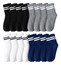 16 Pares Calcetas Para Hombre Dama Unisex Calcetines Largas