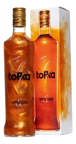 Vodka Tofka Toffee Sabor Caramelo-estuche 1 Litro-inglaterra