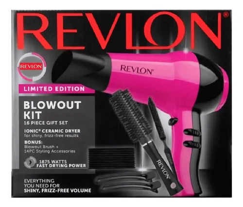 Kit Secador De Cabello Revlon Premium 16 Piezas