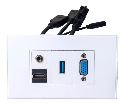 Faceplate Placa Hdmi 4k V2.1 Video & Audio Atlanticswire