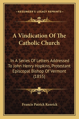 Libro A Vindication Of The Catholic Church: In A Series O...