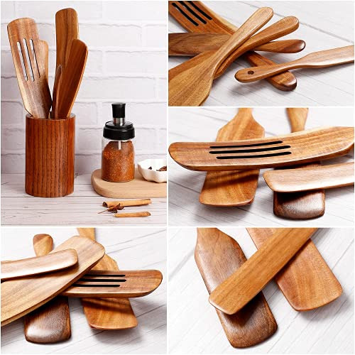 Juego De Utensilios De Cocina De Madera, Juego De Utensilios