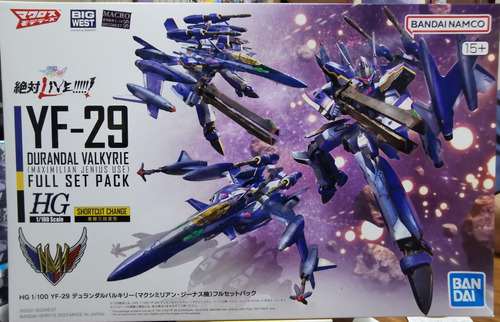 Model Kit Yf-29 Durandal Valkyrie Maximilian Jenius Macross 