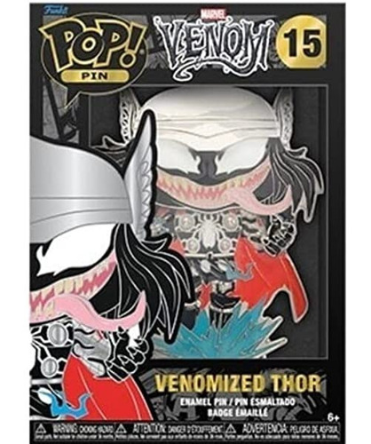 Funko Pop Pin Marvel Venom Venomized Thor Modelo 15