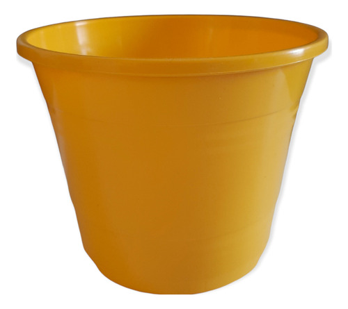 Maceta Plastico Ta Plastic Rocio N24 Color Amarillo