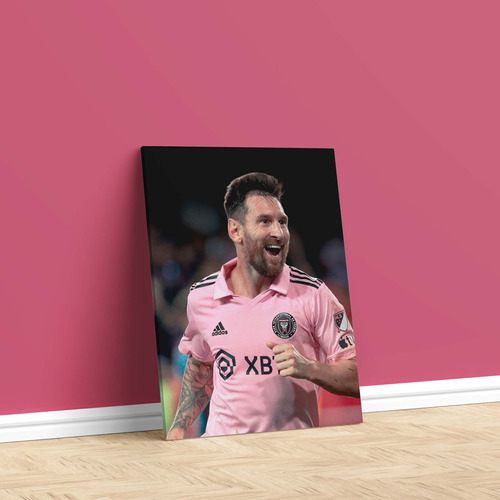 Cuadro Canvas Messi Miami Fc 17