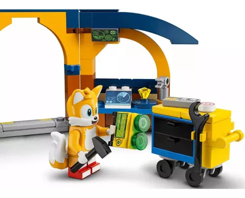 Lego Sonic 76991 Oficina Do Tails E Avião Tornado Quantidade De Peças 376