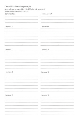 Imagem 2 de 10 de Diário Gravidez Mamãe Bebê Agenda Para Se Organizar Gestação