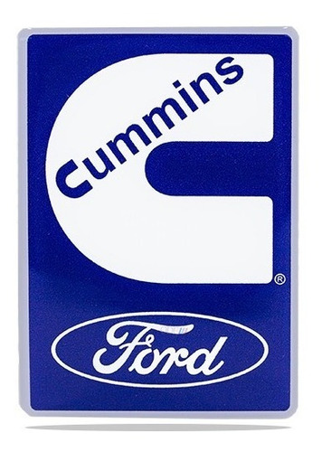 Emblema  Cummins Caminhões Ford  Da F-4000 E Cargo