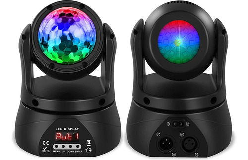 Luces Led Dj 30 W Cabezal Móvil De Doble Cara 