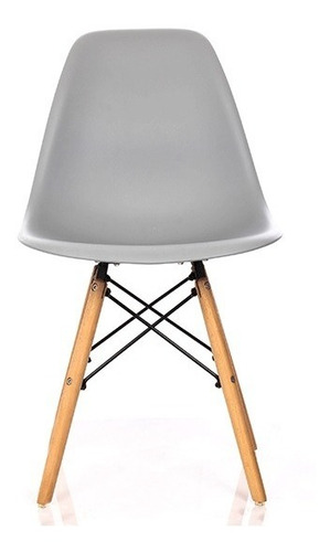 Silla Eames Minimalista Oficina Despacho Colores Estructura De La Silla Gris Asiento Na Diseño De La Tela N/a