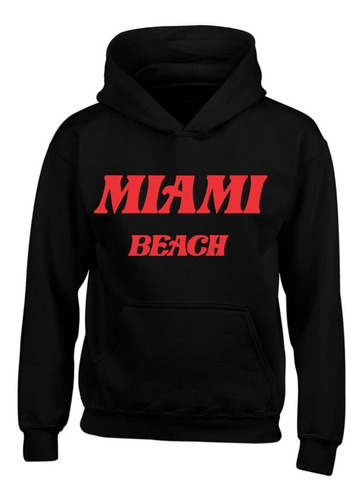 Buzo Miami Beach V Con Capota, Hoddie, Saco