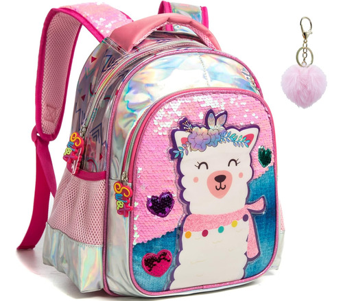 Mochila Infantil Preescolar Jasminestar Alpaca Rosa