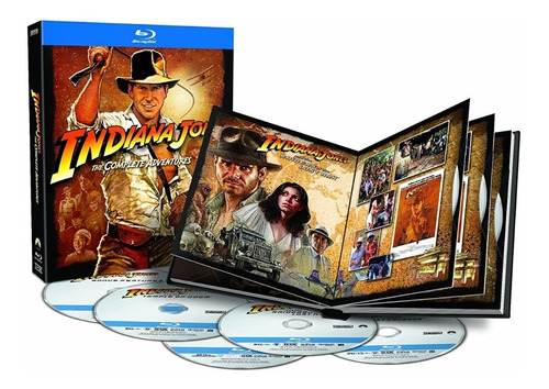 Blu Ray Indiana Jones Complete Adventures Box Set Original 